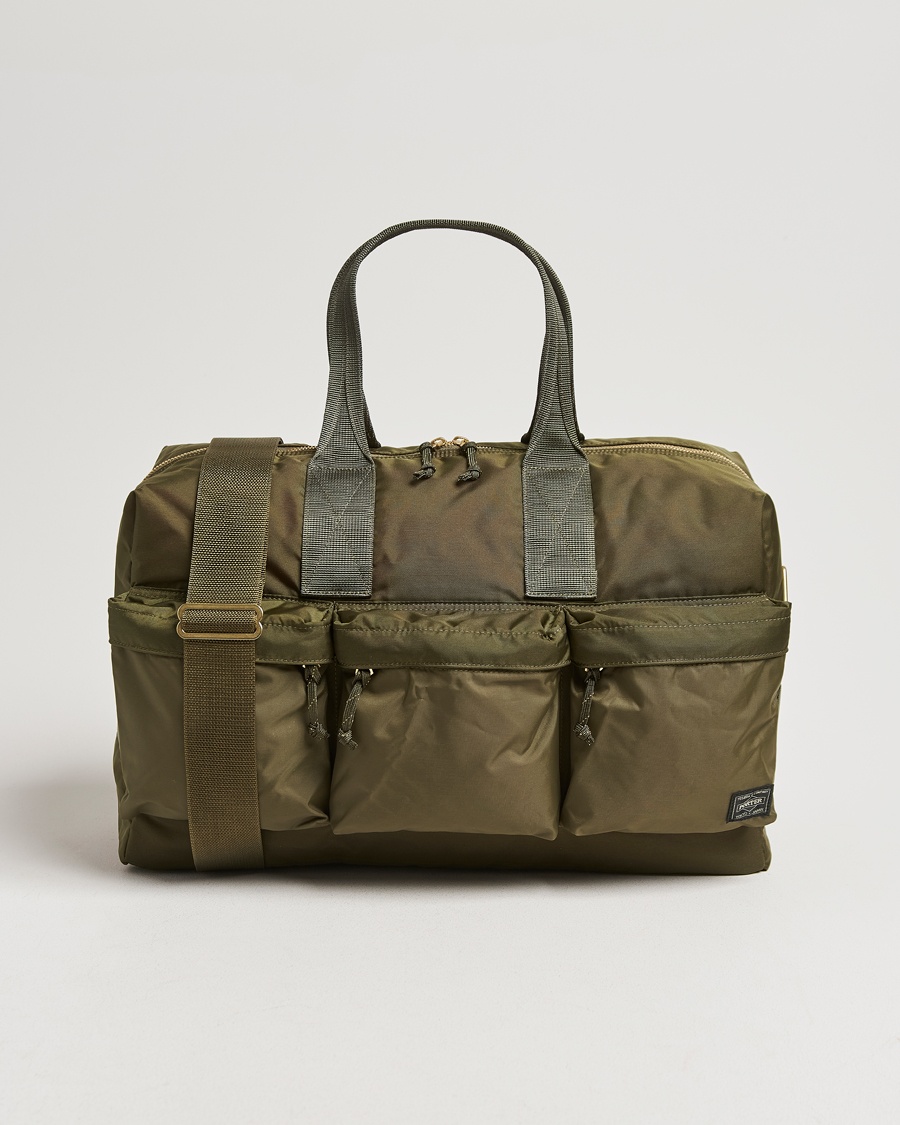 Porter-Yoshida & Co. Force 2Way Duffel Bag Olive Drab – Grün
