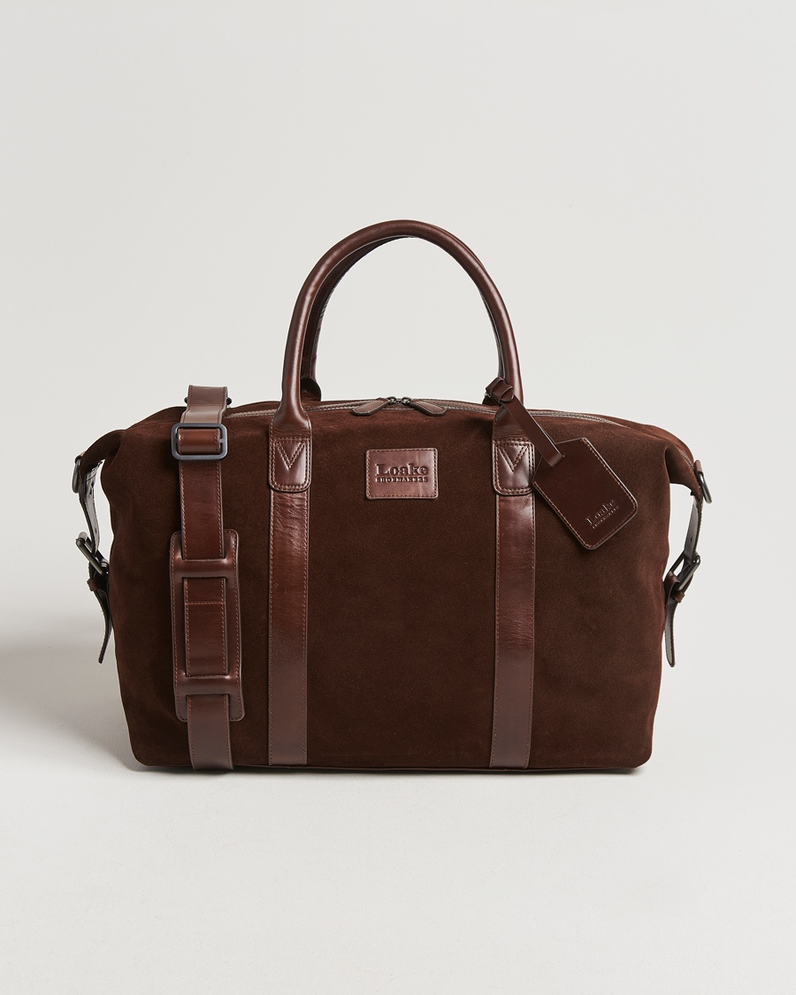 Loake Shoemakers Balmoral Suede Weekendbag Polo – Braun