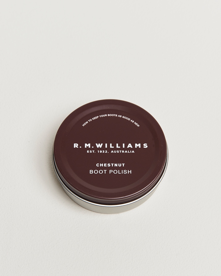 R.M.Williams Stockman's Boot Polish 70ml Chestnut – Braun