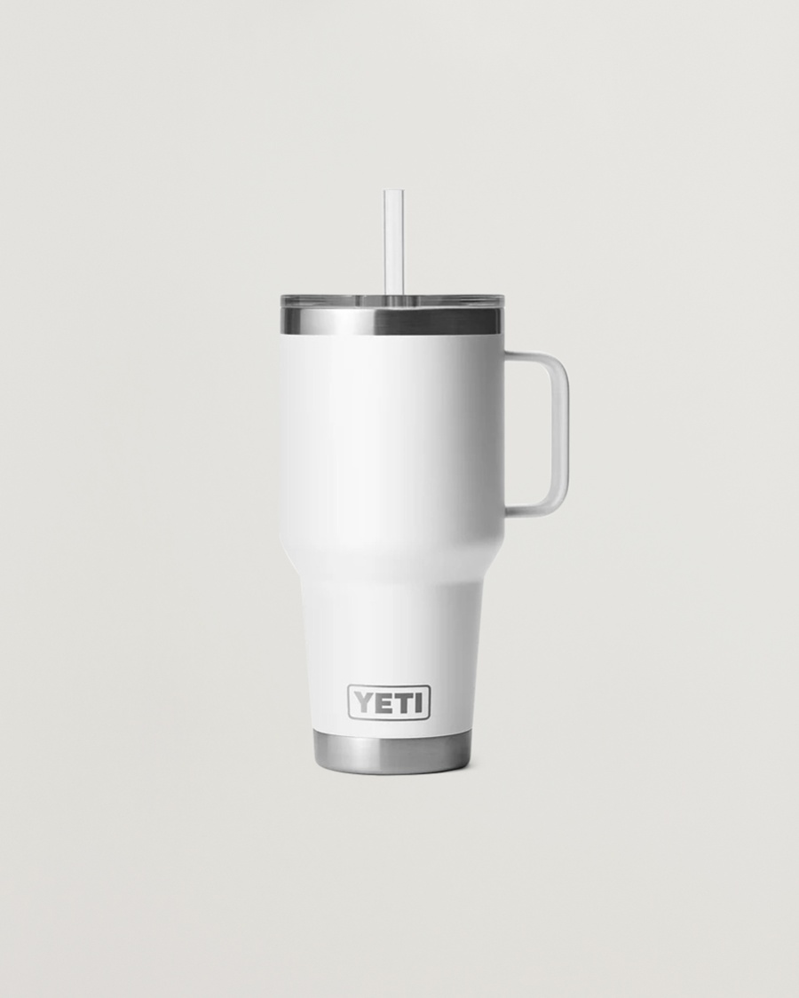 YETI Rambler 35 Oz Straw Mug White – Weiß
