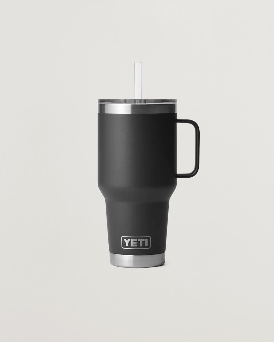 YETI Rambler 35 Oz Straw Mug Black – Schwarz