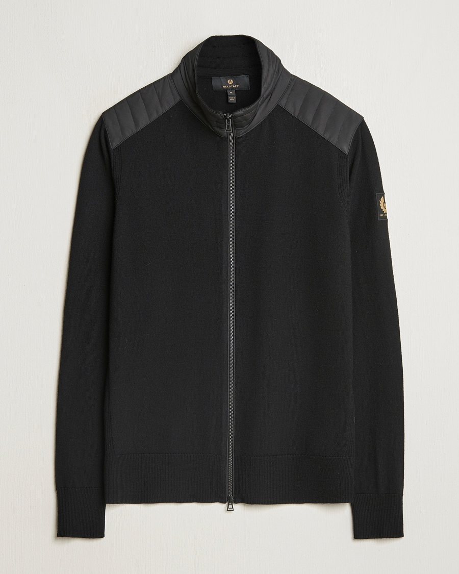 Belstaff Kelby Zip Cardigan Black – Schwarz
