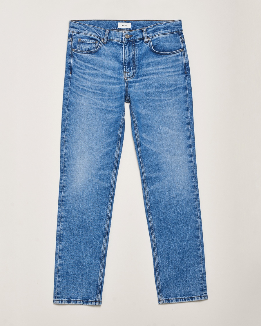 NN07 Tony Slim Fit Stretch Jeans Light Blue – Blau