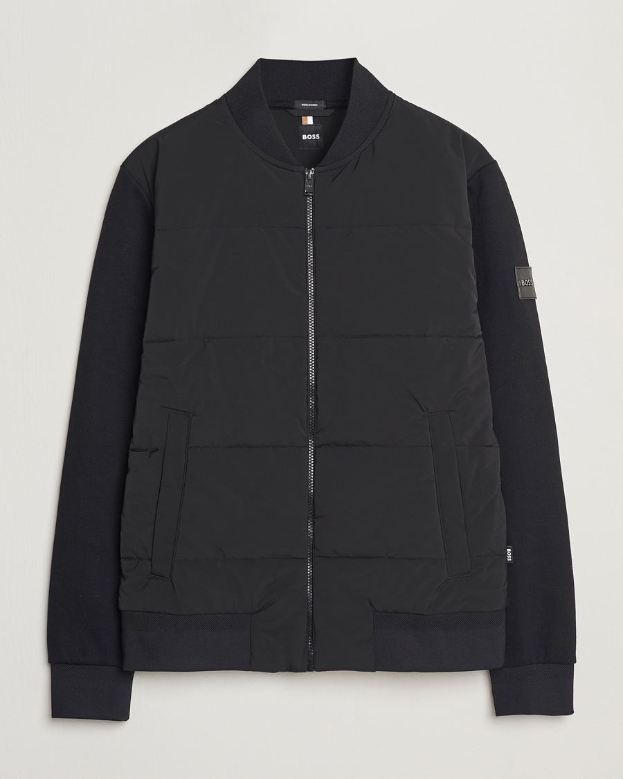 BOSS BLACK Skiles Hybrid Jacket Black – Schwarz