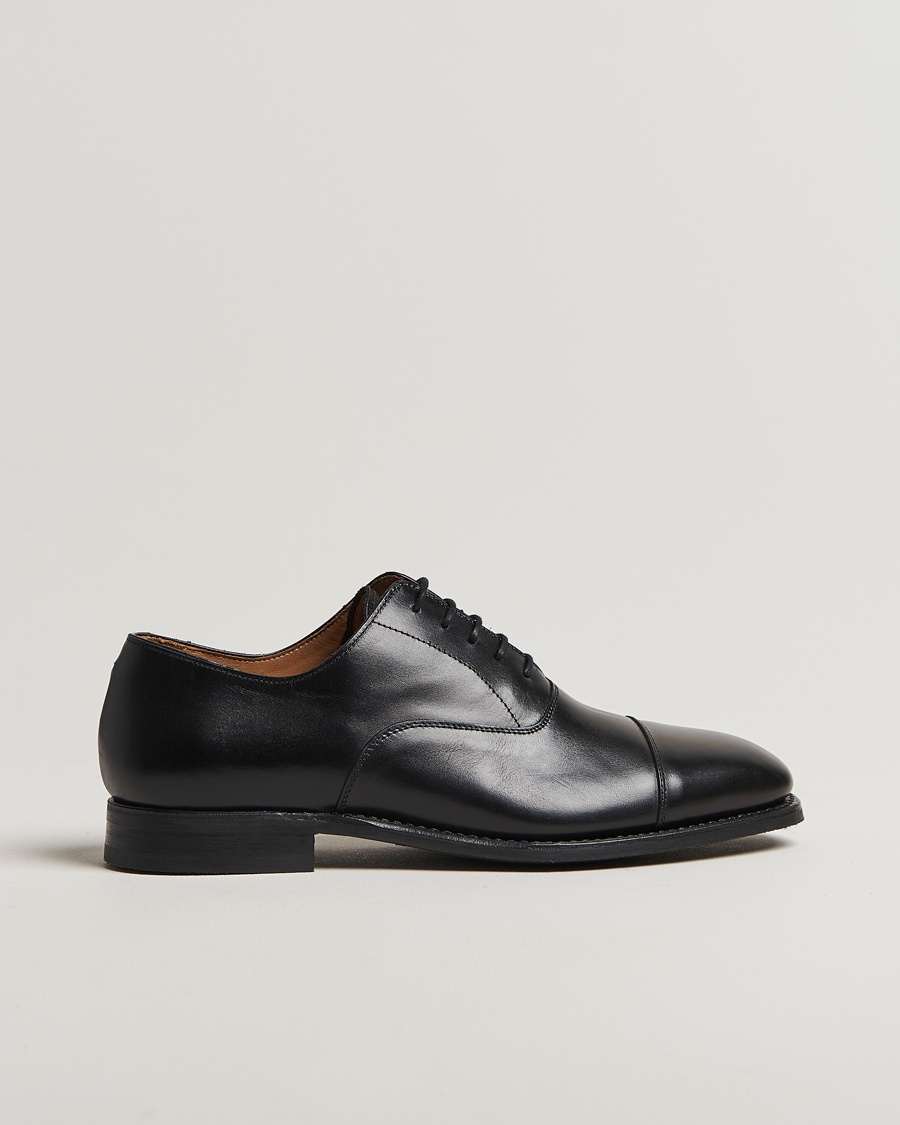 Myrqvist Äppelviken Oxford Black Calf – Schwarz