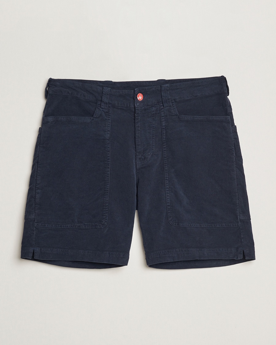 Sail Racing Grinder Corduroy Shorts Dark Navy – Blau