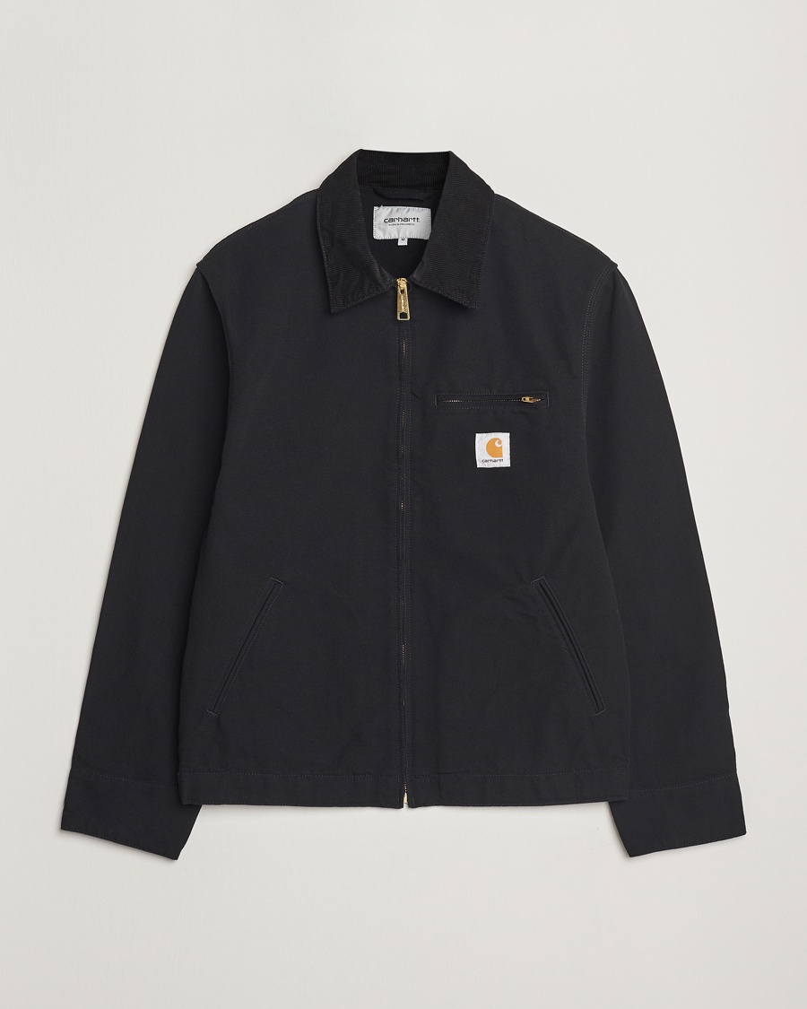 Carhartt WIP Detroit Jacket Dearborn Canvas Black – Schwarz