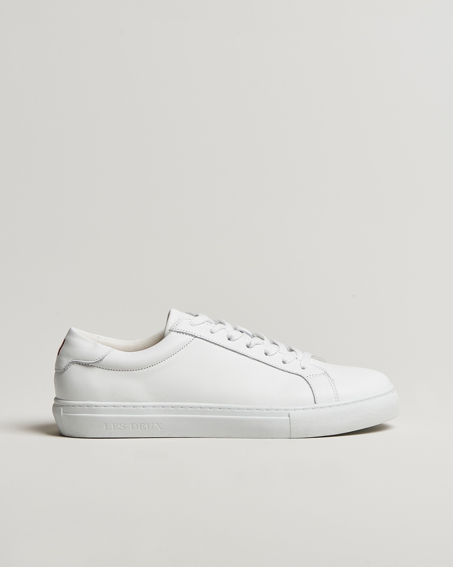 LES DEUX Theodor Leather Sneakers White – Weiß