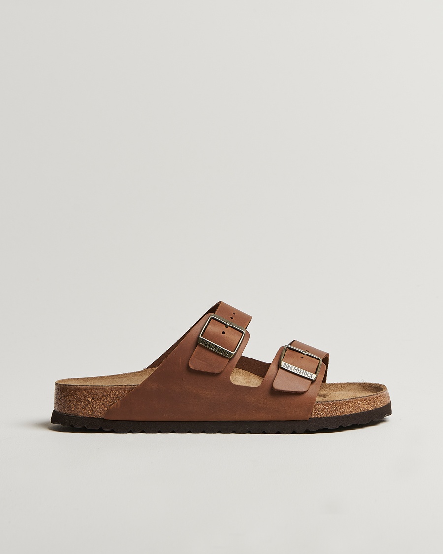 BIRKENSTOCK Arizona Classic Footbed Cognac Oiled Leather – Braun