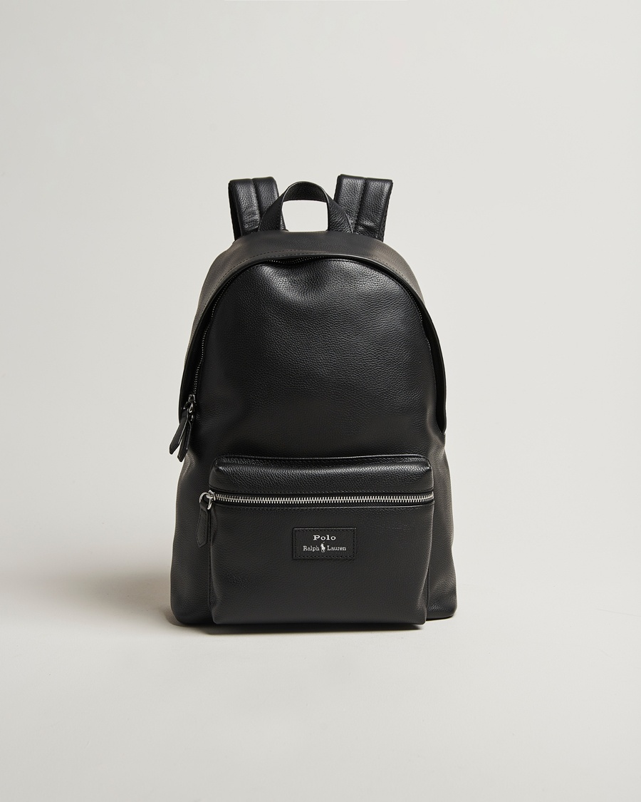 Polo Ralph Lauren Polo Ralph LaurenPebble Leather BackpackBlack – Schwarz