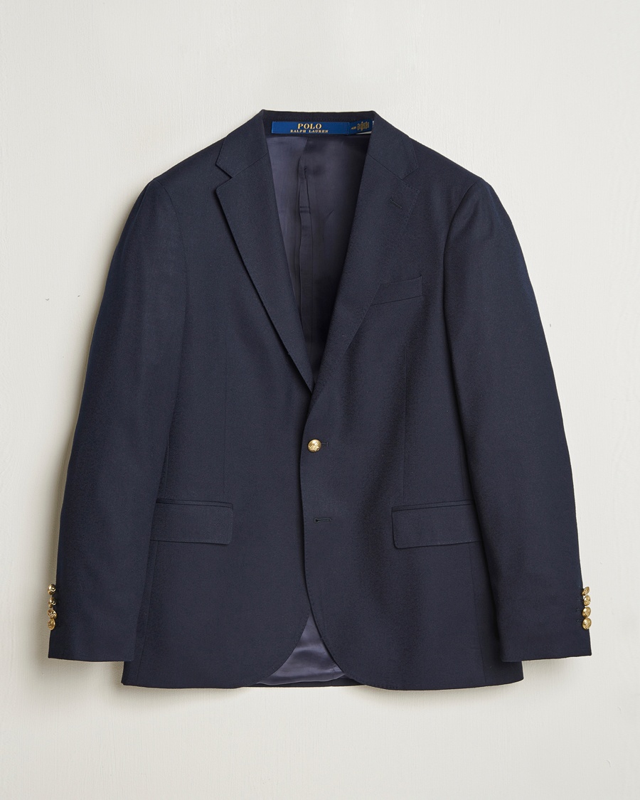 Polo Ralph Lauren Wool Single Breasted Sportcoat Navy – Blau