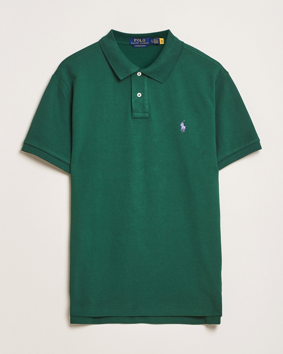 Polo Ralph Lauren Custom Slim Fit Polo New Forest – Grün