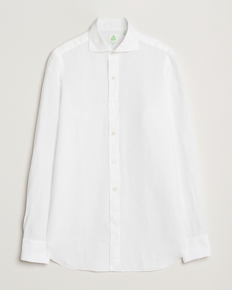 Finamore Napoli Gaeta Linen Shirt White – Weiß