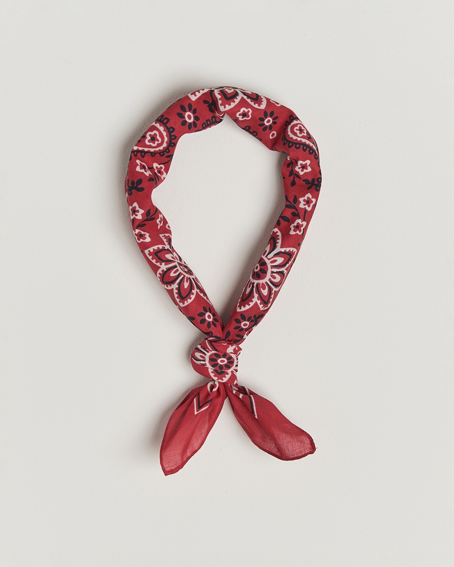 Drake's Drake'sClassic Paisley BandanaRed – Rot