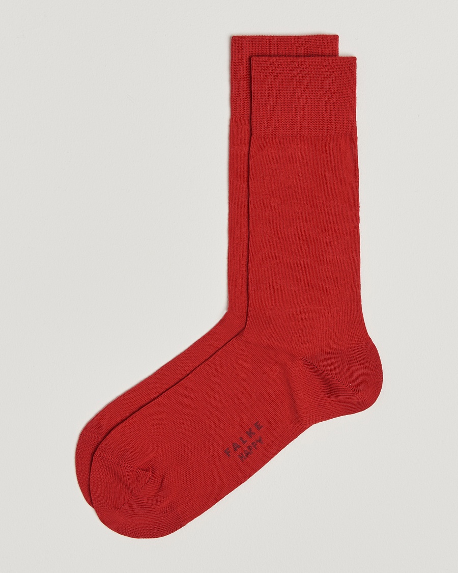 Falke Happy 2-Pack Cotton Socks Scarlet – Rot