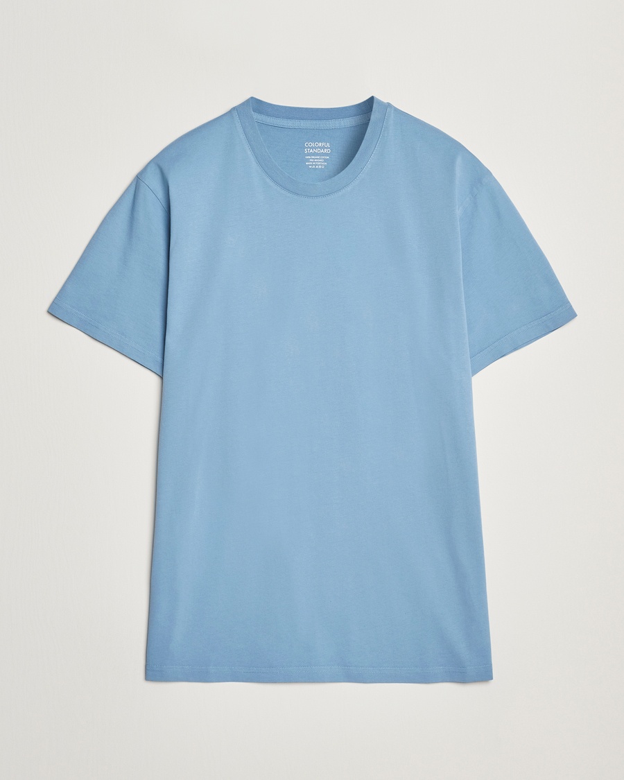 Colorful Standard Classic Organic T-Shirt Seaside Blue – Blau