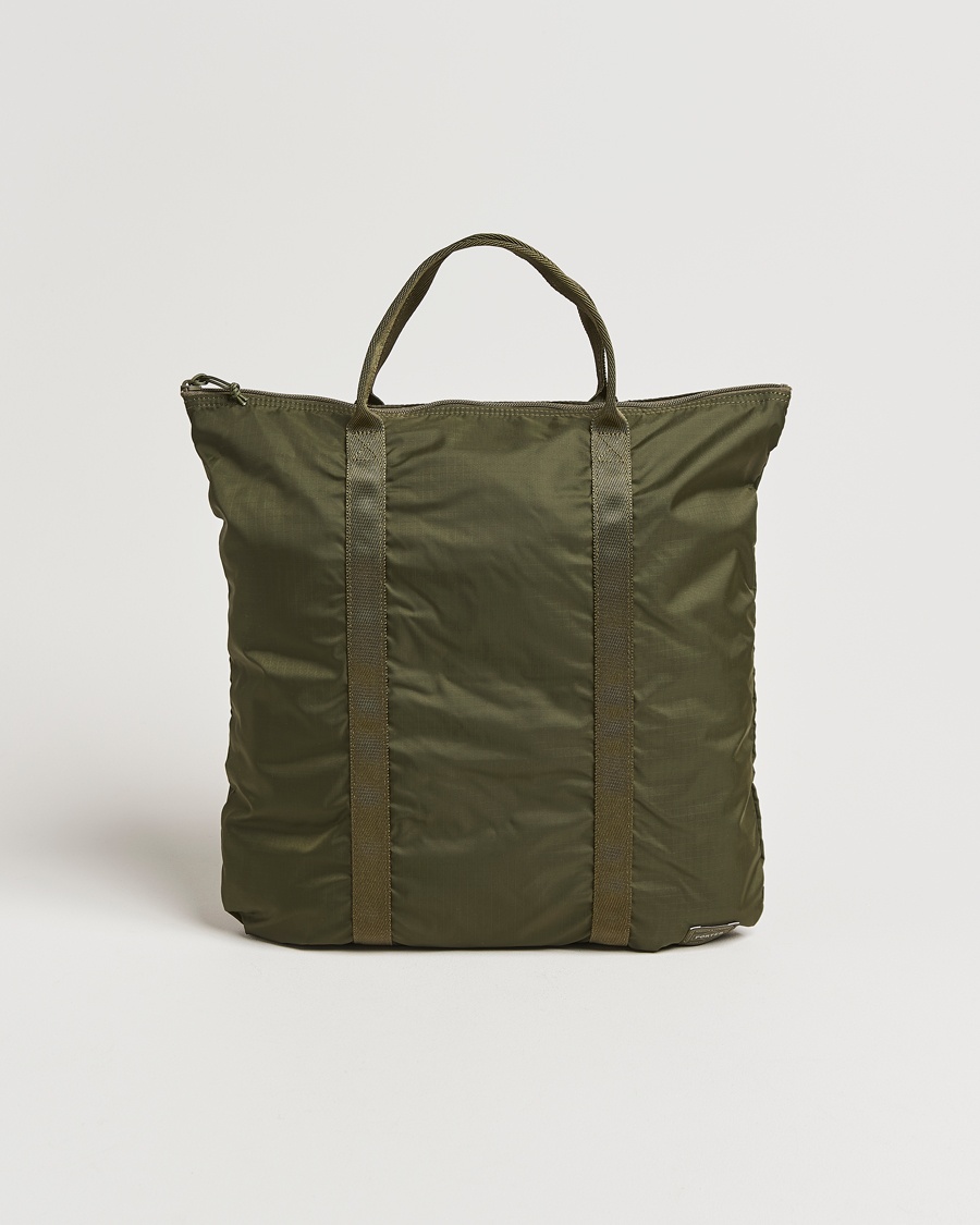 Porter-Yoshida & Co. Flex 2Way Tote Bag Olive Drab – Grün
