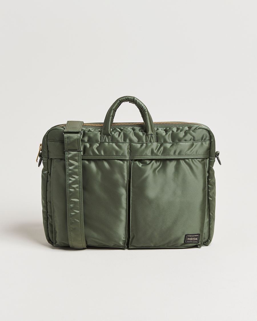 Porter-Yoshida & Co. Porter-Yoshida & Co.Tanker 2Way Document BagSage Green – Grün