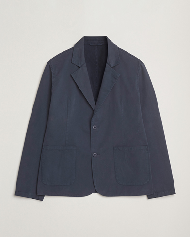 A Day's March Mace Unconstructed Blazer Navy – Blau