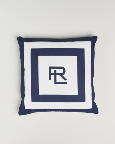 Ralph Lauren Home Holton Throw Pillow Navy/White – Blau