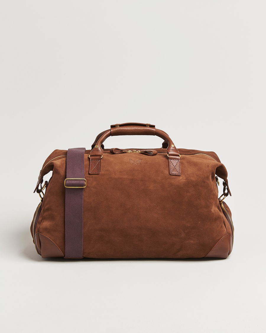 Bennett Winch Suede Weekender Brown – Braun