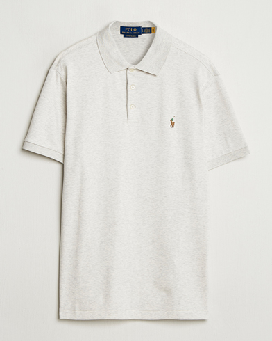 Polo Ralph Lauren Custom Slim Fit Cotton Polo State Heather – Grau