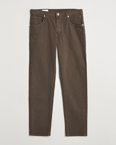 Incotex 5-Pocket Cotton Stretch Pants Dark Brown – Braun