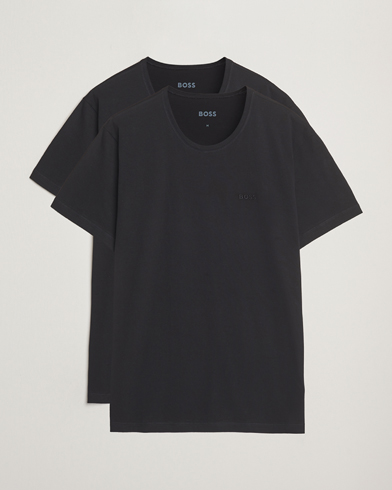 BOSS BLACK 2-Pack Relaxed Fit Crew Neck T-Shirt Black – Schwarz