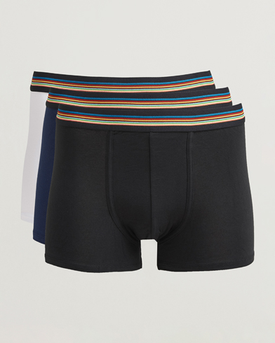 Paul Smith 3-Pack Trunk White/Navy/Black – Blau