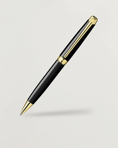 Caran d'Ache Caran d' Ache Léman Ballpoint Pen Ebony Black/Gold Plated – Schwarz