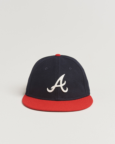 New Era Retro Crown 9Fifty Melton Wool Cap Atlanta Braves – Blau