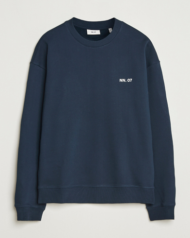 NN07 Dagon Crew Neck Sweatshirt Navy – Blau