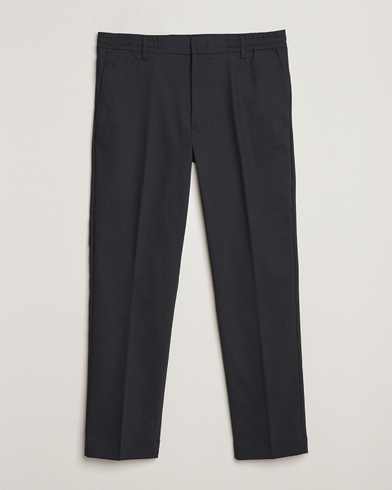 NN07 Baker Cotton Drawstring Trousers Navy – Blau