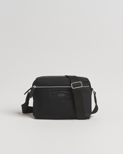 Smythson Canvas Norton Crossbody Bag Black – Schwarz