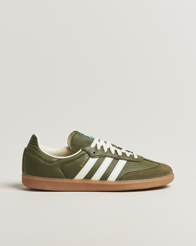adidas Originals Samba OG Sneaker Khaki Green/Off White – Grün