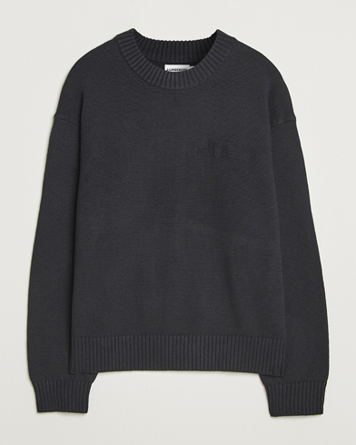 J.Lindeberg Eddy Wool/Cotton Knitted Sweater Black – Schwarz