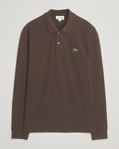 Lacoste Original Long Sleeve Polo Piké Tanin Chine – Braun