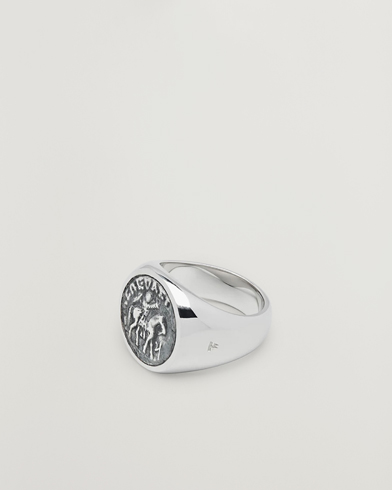Tom Wood Coin Pinky Ring Silver – Silber