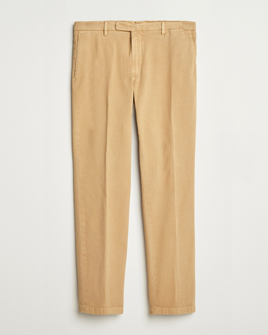 Boglioli Cotton Twill Trousers Beige – Beige