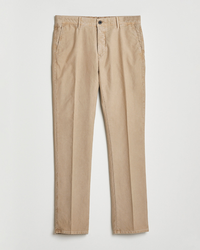 Incotex Slim Fit Garment Dyed Slacks Beige – Beige