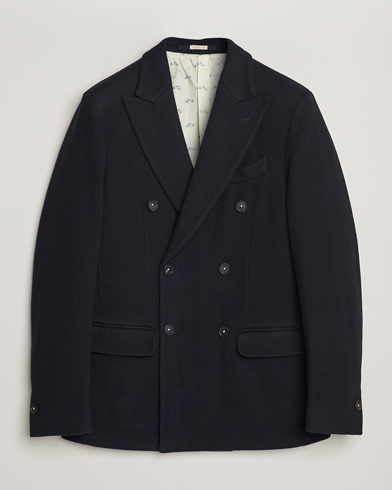 Massimo Alba Cashmere Peacoat Navy – Blau