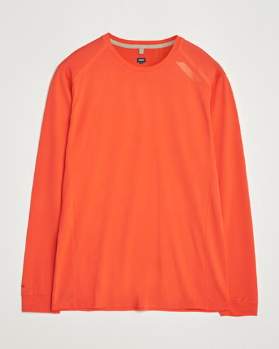 SOAR Running Long Sleeve Tech Tee Orange – Orange