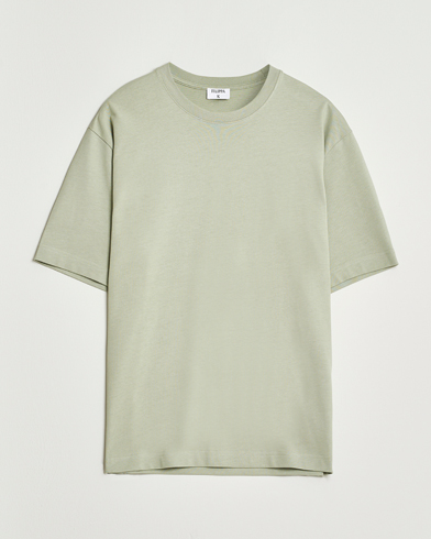 Filippa K Heavy Cotton Crew Neck T-Shirt Faded Green Grey – Grün