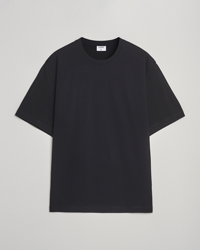 Filippa K Heavy Cotton Crew Neck T-Shirt Black – Schwarz