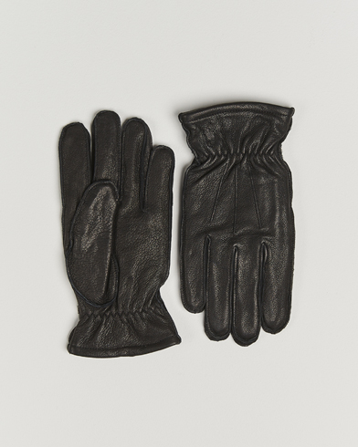 Polo Ralph Lauren Full Grain Leather Gloves Black – Schwarz
