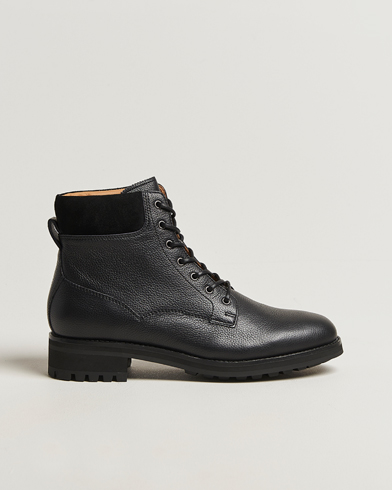 Polo Ralph Lauren Bryson Mid Boot Black Calf – Schwarz