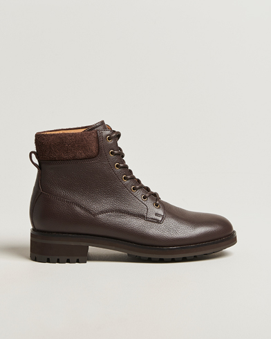 Polo Ralph Lauren Bryson Mid Boot Dark Brown Calf – Braun