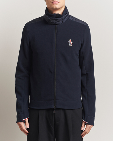 Moncler Grenoble Full Zip Cardigan Navy – Blau