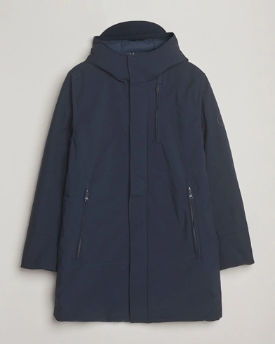 KnowledgeCotton Apparel Climateshell Padded Jacket Navy – Blau
