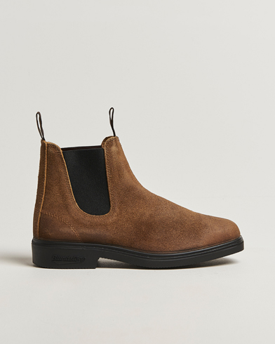 Blundstone 2581 Dress Waked Suede Chelsea Boot Tobacco – Braun